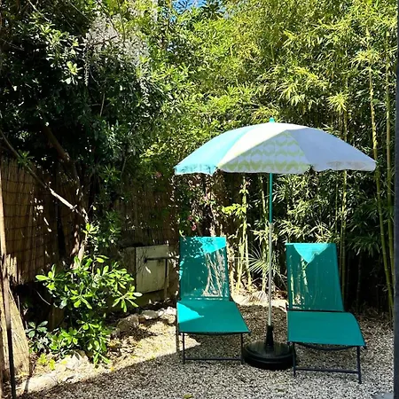 Mon Cocon Douillet Au Calme - Pres De Nice - Avec Jardin Et Clim *